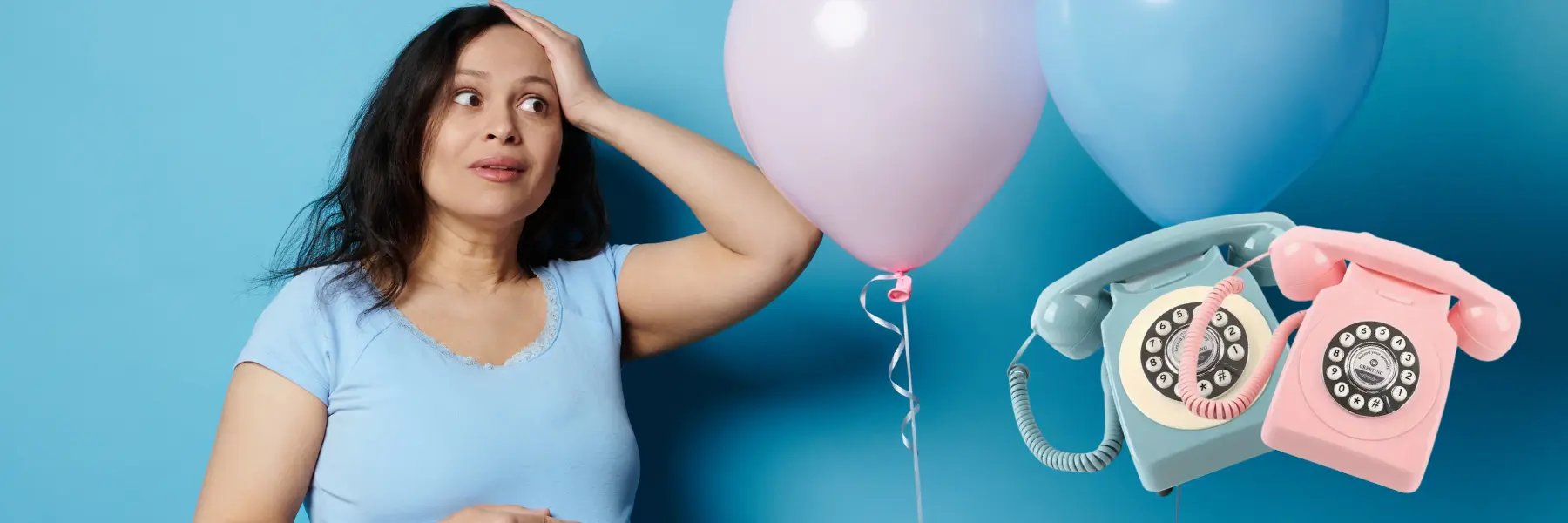Gender Reveal Telefon: ein Audio-Gästebuch