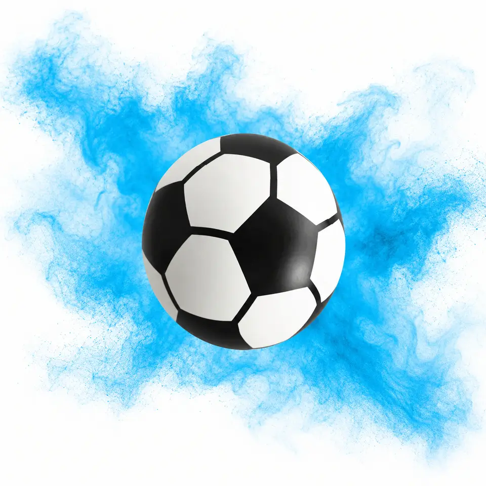 Gender Reveal Fußball – ergänzende Produktansicht