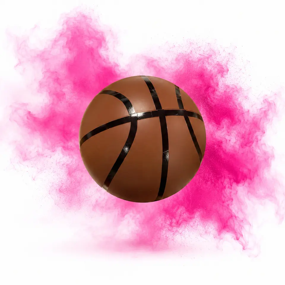 Gender Reveal Basketball – ergänzendes Detail- oder Anwendungsbild