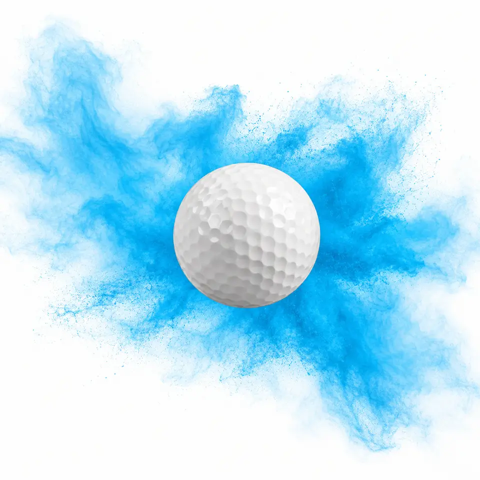 Gender Reveal Golfball – ergänzende Produktansicht